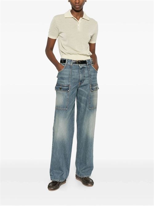 Jeans cargo MIU MIU | GWP603183CF0013